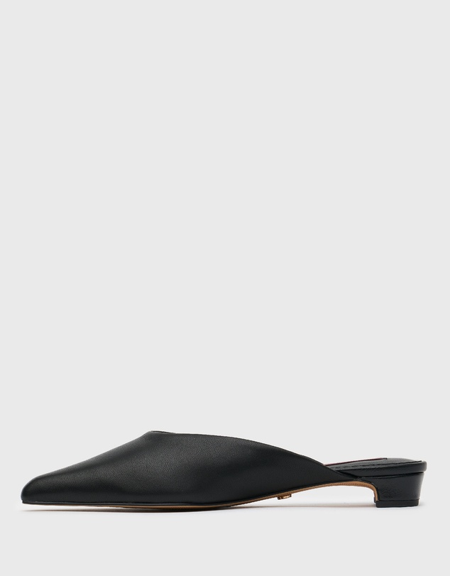 Betts - FELIX Leather Kitten Heel Mules