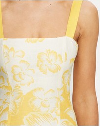 KIVARI - Soraya Tie Back Midi Dress