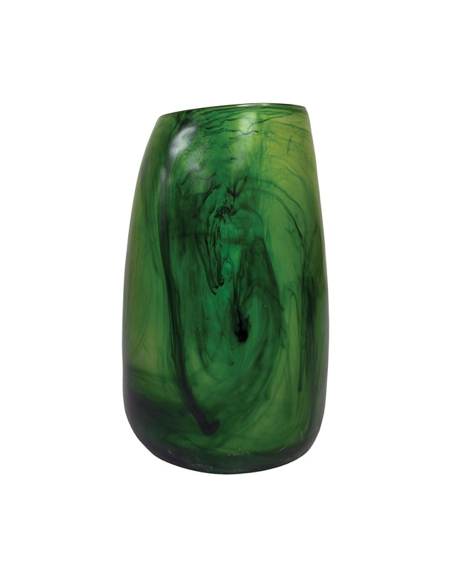 Urban Attitude - Urban Attitude RACH Large Vase Height 25.5cm, Width 17cm, Opening 6cm x 9cm - Sage Mist