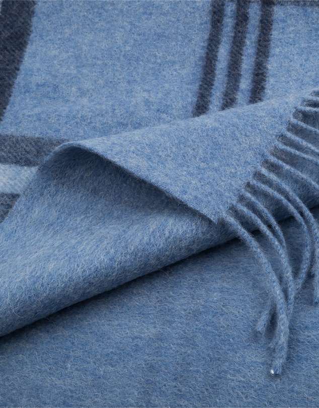 Ozwear Connection Uggs - Ugg 100% Australian Merino Wool Reversible Wrap Steel Blue