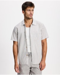 Rhythm - Seersucker Stripe SS Shirt