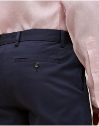 Trenery - Cotton Twill Chino Short in Navy