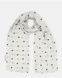 Morgan & Taylor - June Light-Weight Scarf in Cream