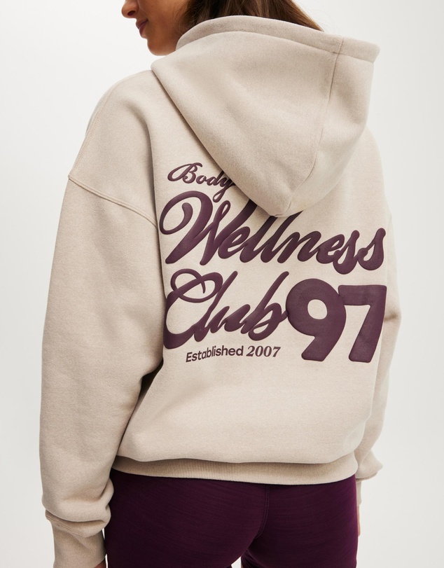 Cotton On Body Active - Plush Premium Graphic Hoodie