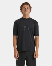 Billabong - Mens Boxed Arch Short Sleeve Rash Vest