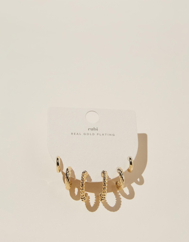 Rubi - 3Pk Mid Earring