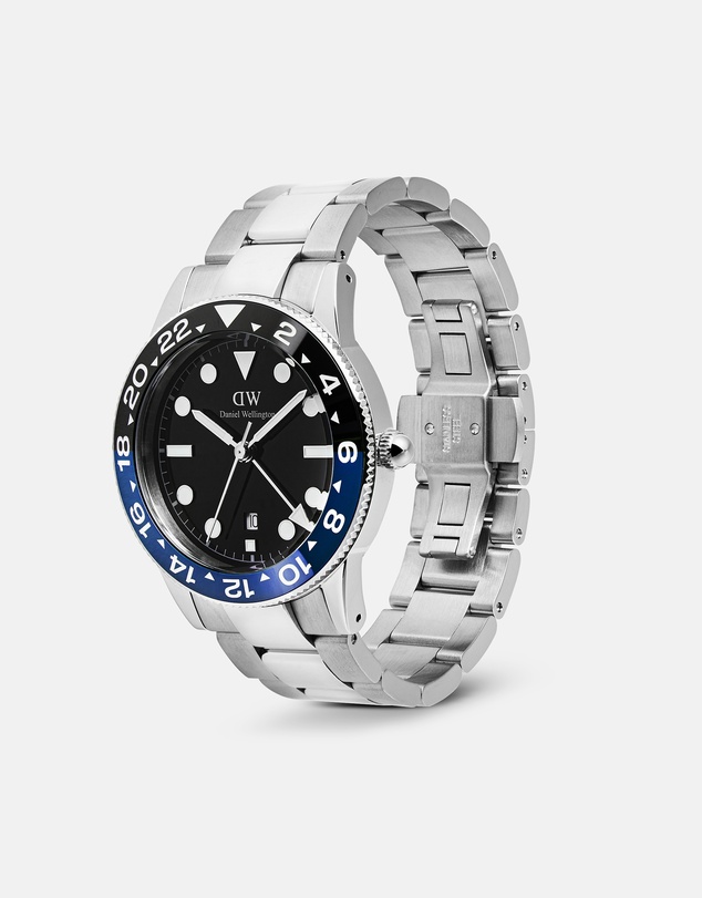 Daniel Wellington - Iconic GMT Link 40mm Ceramic Bezel