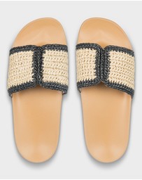 Roxy - Womens Slippy Country Slides