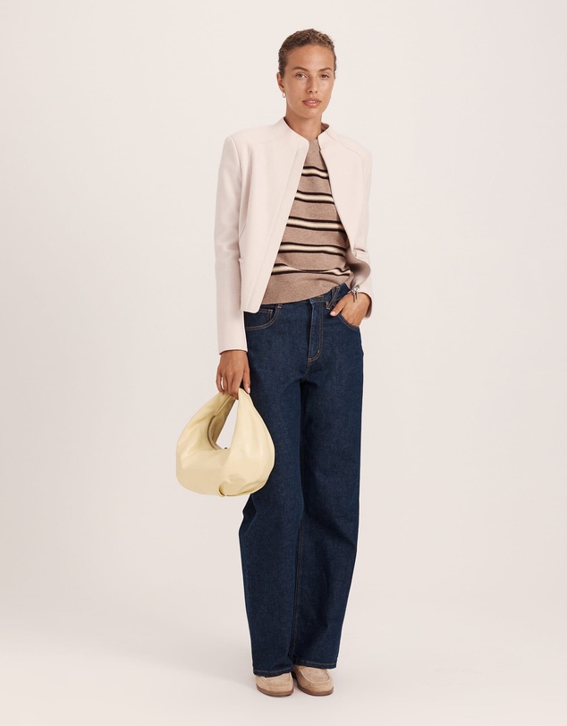 SABA - Karla Wool Fitted Biker Jacket