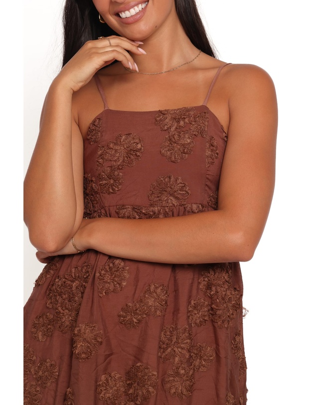 Petal & Pup - Giana Mini Dress - Brown