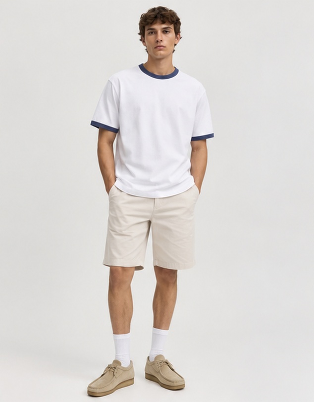 Jack & Jones - Jor Chamberi Ringer SS Crew Neck Tee
