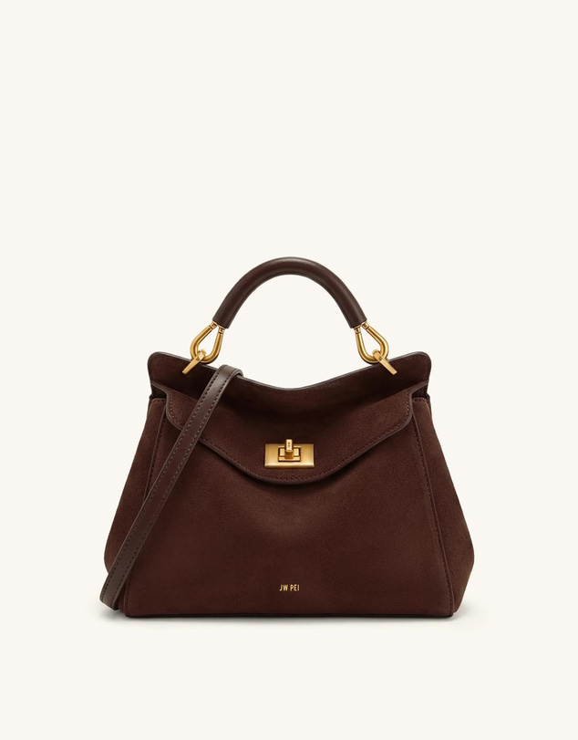 JW PEI - Lucia Classic Faux Suede Top Handle Bag