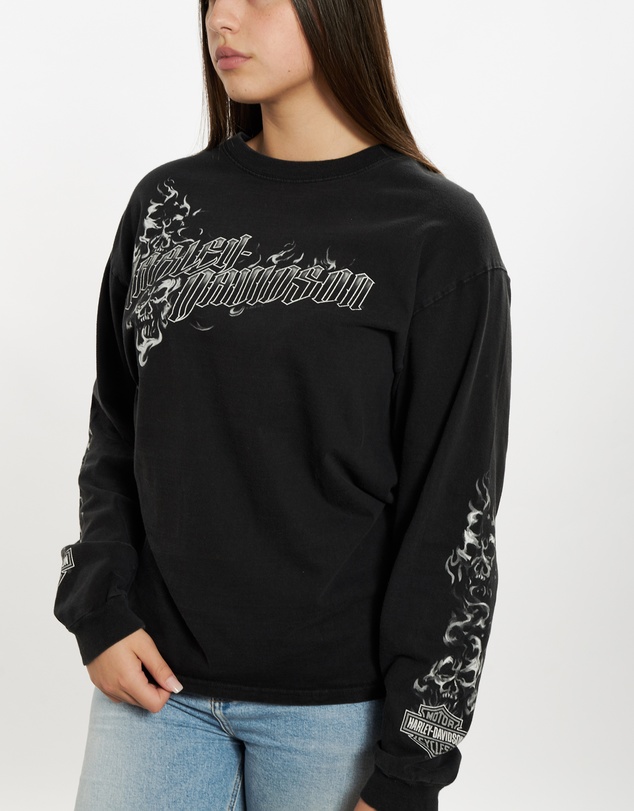 Vintage by The Real Deal - Pre Loved - Vintage Harley Davidson Long Sleeve Tee