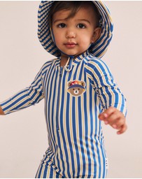 Huxbaby - Beach Hux Stripe Rashie - Babies-Kids