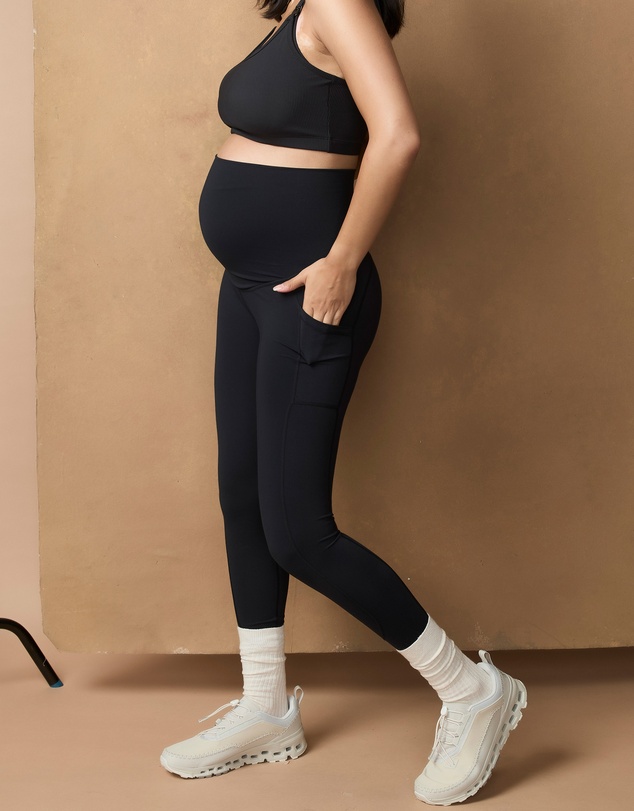 Soon Maternity - Active Overbelly Side Pocket Leggings