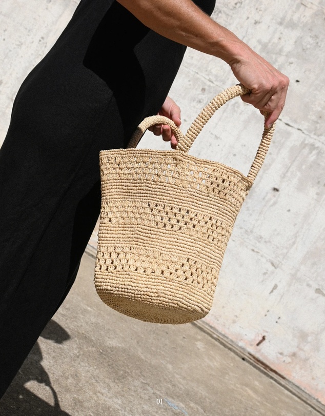 Mimmi Terra - Raffia Penne Bag