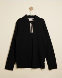 BOSS - Long Sleeve Polo - Kids-Teens