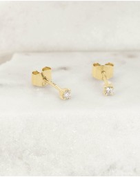 Luna Rae - Solid Gold - Halley Diamond Studs