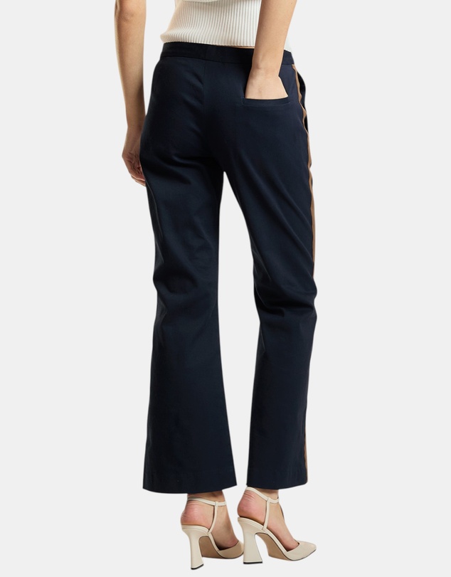 Cynthia Rowley - Cotton Cropped Flared Pants