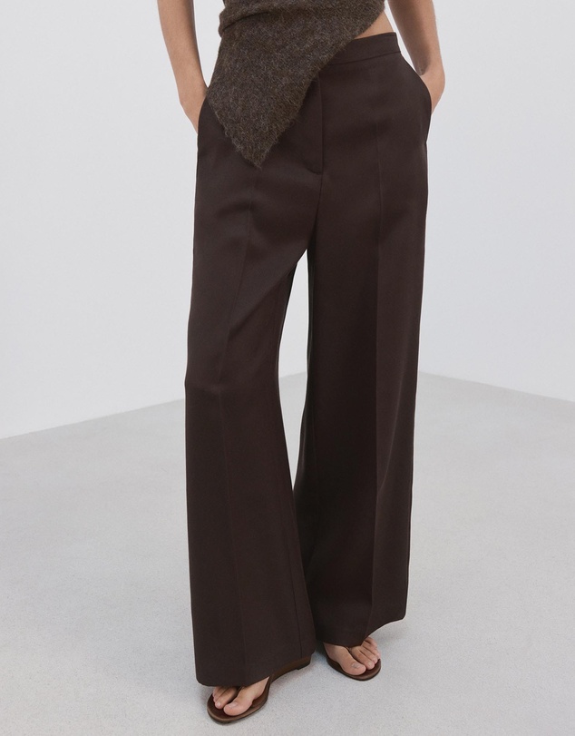 M.N.G - High-Waisted Lyocell Trousers
