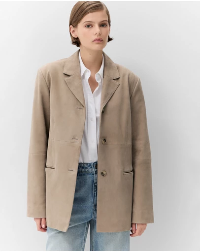 UNISON - Relaxed Suede Blazer
