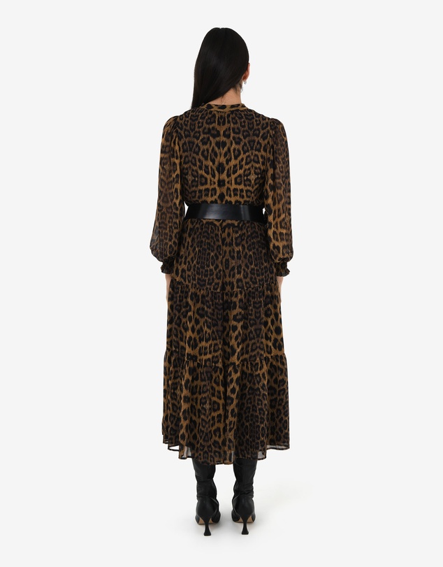 Forcast - Shakira V-Neck Button Dress