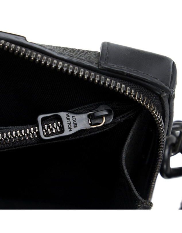 Pre-Loved by Azura Reborn - Pre-Loved Louis Vuitton Keepall Bandouliere 45 Damier Graphite Travel Bag