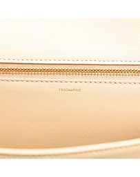 Pre-Loved by Azura Reborn - Pre-Loved Teen Shiny Calfskin Triomphe Besace Clea Chain Crossbody