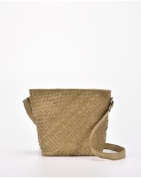 Cobb & Co - Canterbury Woven Leather Bag