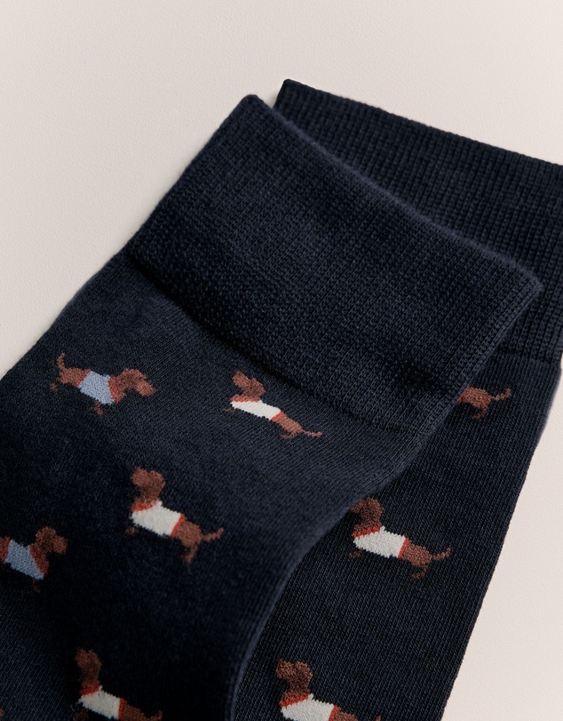 Trenery - Sweater Dog Sock in Night Sky