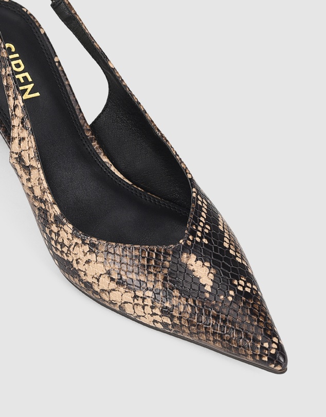 Siren - Yory Slingback Kitten Heels