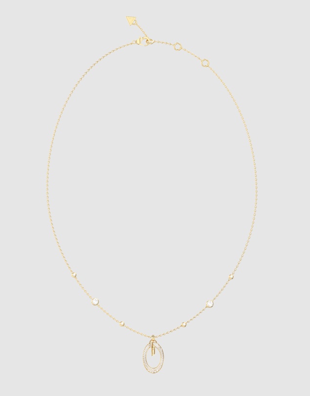 GUESS - GUESS Ladies Gold-Tone Camden Crystals Necklace