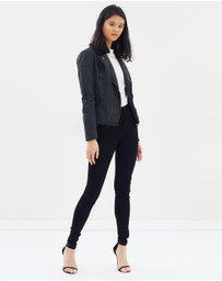 ONLY - Ava Faux Leather Biker Jacket