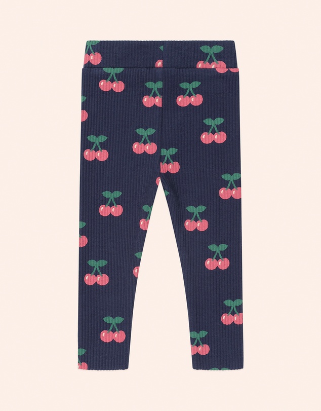 Huxbaby - Very Cherry Rib Leggings - Babies