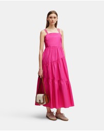 BOSS - Cotton Poplin Maxi Dress