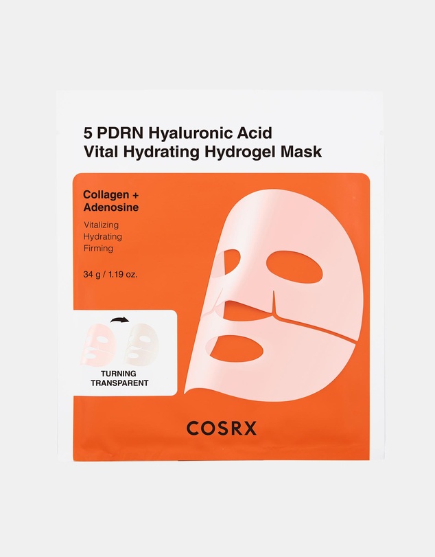 COSRX - 5 PDRN Hyaluronic Acid Vital Hydrating Hydrogel Masks