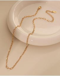 Zoe Olivia - Waterproof Essentials Paper Link Necklace