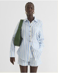 Zerafima - Seascape Linen Short