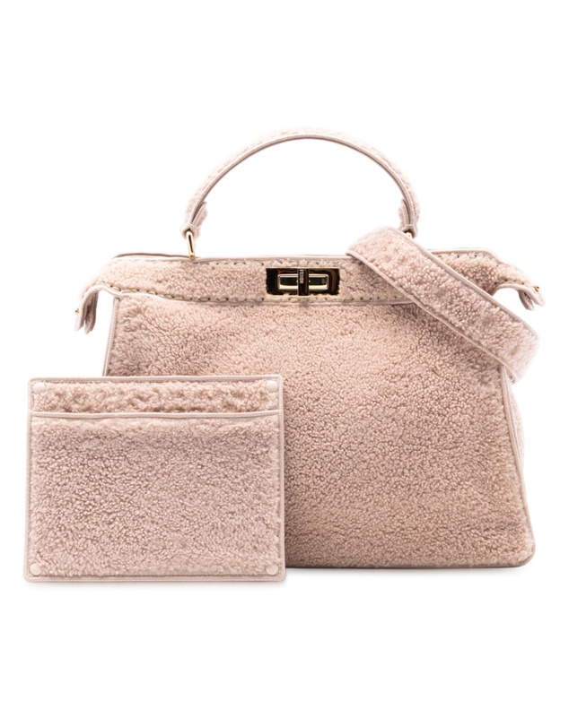Pre-Loved by Azura Reborn - Pre-Loved Large Shearling Peekaboo ISeeU Satchel