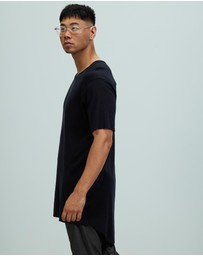 Surrounded By Ghosts - The Arsenic Relaxed Rib Knit Tail T-Shirt