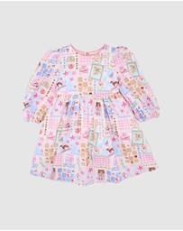 Fox & Finch - Winter Vacay Print Dress - Kids