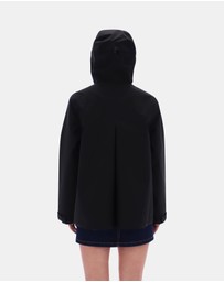 Hunter - Women’s Originals Lightweight Waterproof Jacket in Black