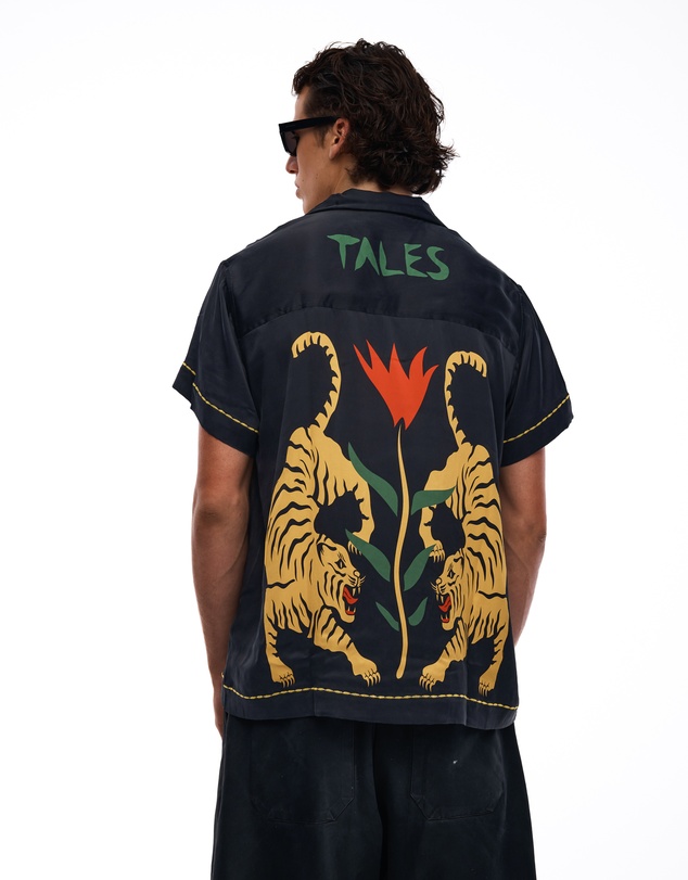 THE TALES - Crouching Tiger Silk Shirt