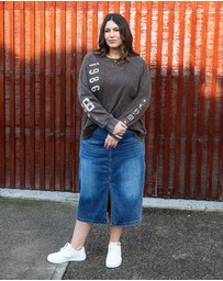 Love Your Wardrobe - LYW & Co Multi Print Sweat Top