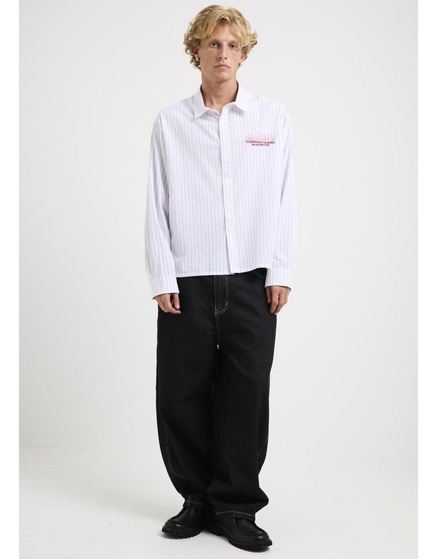 Black Noise White Rain - Carrier Long Sleeve Shirt