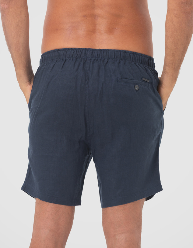 Coast Clothing - Linen Shorts - Navy