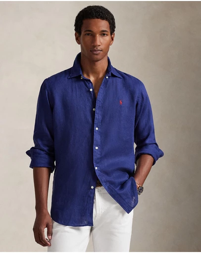 Polo Ralph Lauren - Custom Fit Linen Shirt - ICONIC EXCLUSIVE
