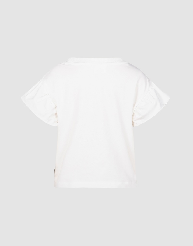 Fleur Harris - 'Heirloom Treasures' Frilly Tee in Snow White