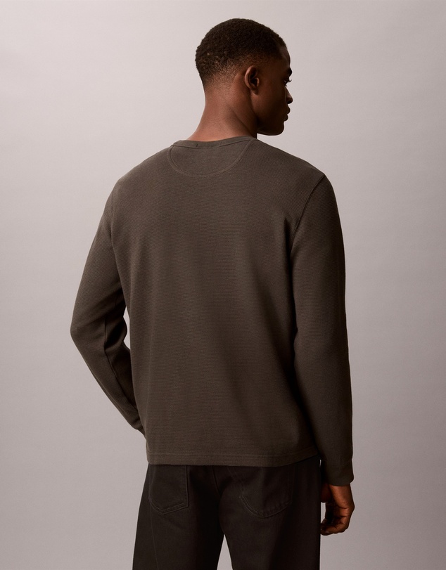 Calvin Klein Jeans - Long Sleeve Waffle T-Shirt