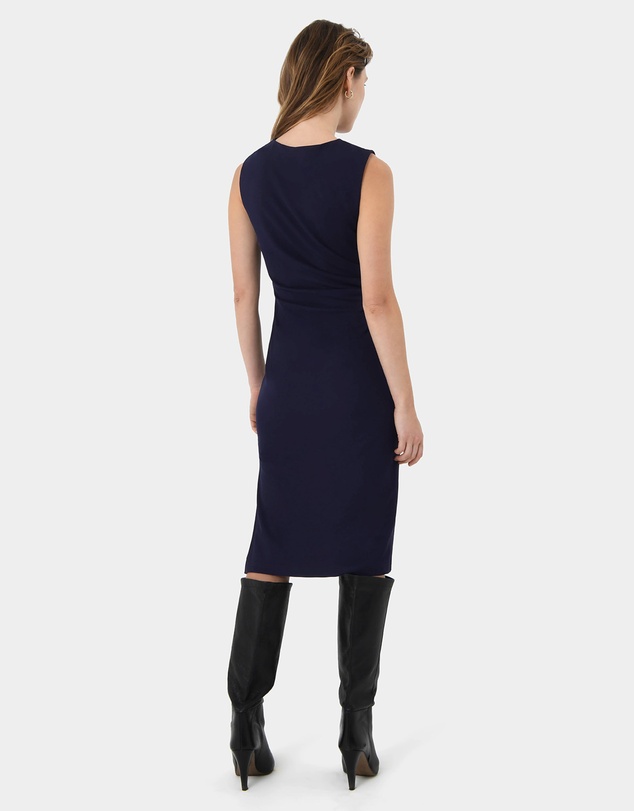 Forcast - Faith Side Pleated Midi Dress